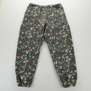 Teddy Fresh Floral Fleece Sweatpants Joggers Multi Color Cotton Mens Medium